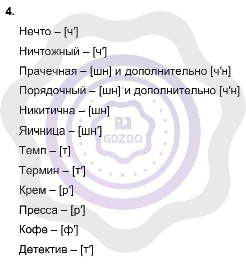 Ответы Русский язык 8 класс Рыбченкова Л. М. Упражнения 4