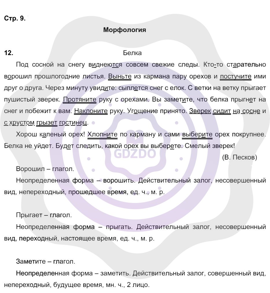 Ответы Русский язык 8 класс Ефремова Е. А. Страницы 9