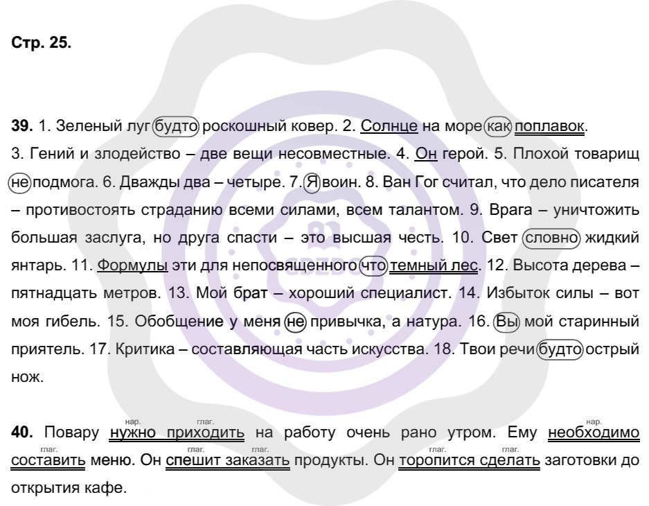 Ответы Русский язык 8 класс Ефремова Е. А. Страницы 25