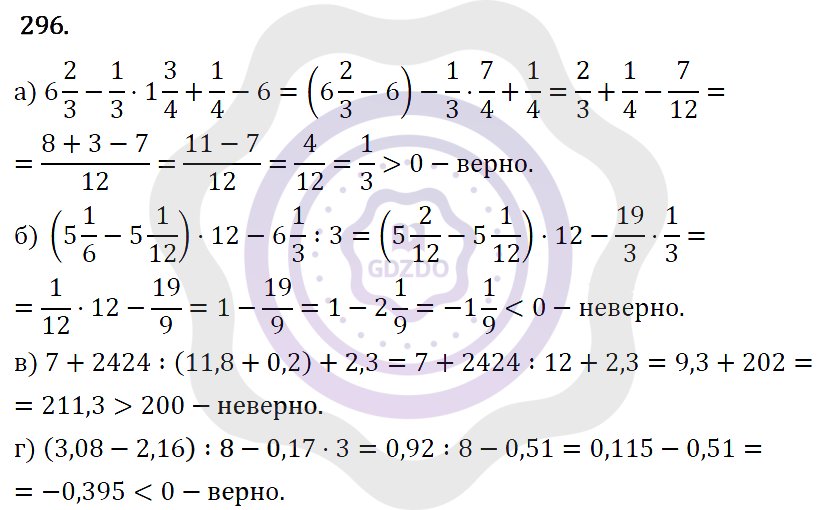 Ответы Алгебра 7 класс Макарычев Ю. Н. Глава 2. Функции. 296