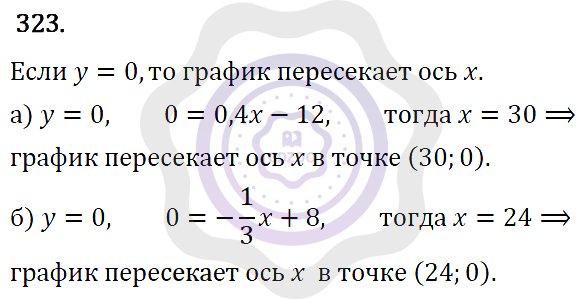 Ответы Алгебра 7 класс Макарычев Ю. Н. Глава 2. Функции. 323
