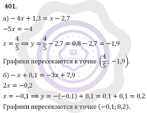 Ответы Алгебра 7 класс Макарычев Ю. Н. Глава 3. Степень с натуральным показателем. 401