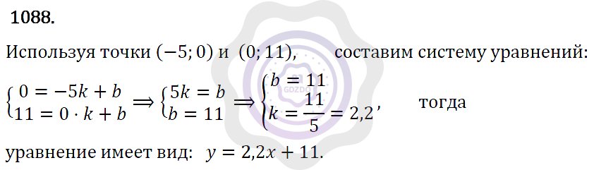Ответы Алгебра 7 класс Макарычев Ю. Н. Глава 6. Системы линейных уравнений. 1088