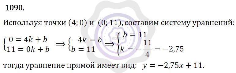 Ответы Алгебра 7 класс Макарычев Ю. Н. Глава 6. Системы линейных уравнений. 1090